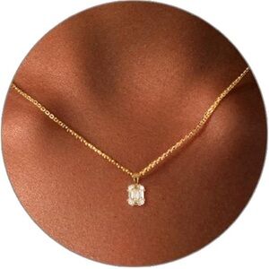 Gold Necklace for Women Gold Chain Crystal 18K Gold Plated Choker Women’s Gift